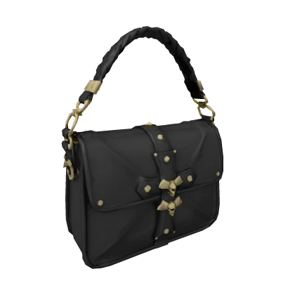 Black Golden Vintage Purse