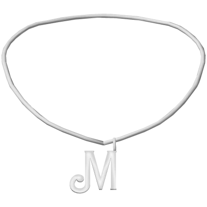 ꒰3.0꒱ BB initial necklace: M