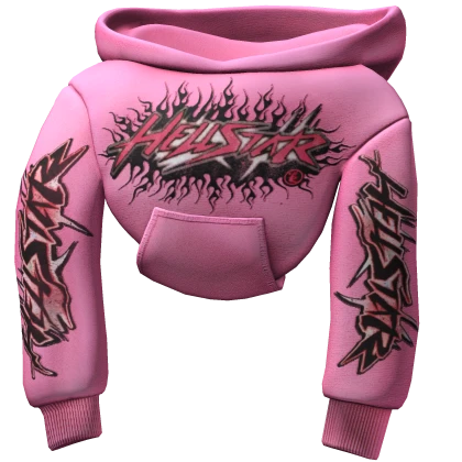 [4.0] Pink Hellstar Shoulder Hoodie