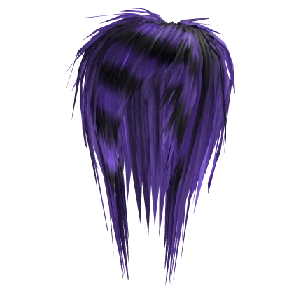 Big Messy Scene Emo Hair (Purple/Black)