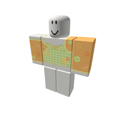 bunixi✿ orange&green harajuku mori kei igari doll