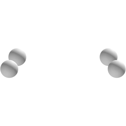 ♡ white hair bobbles