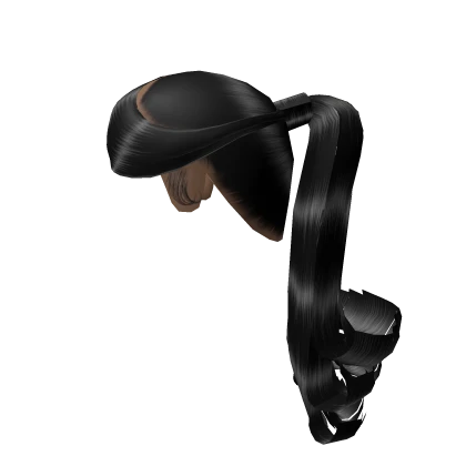 High Ponytail with Swoop [BLACK}