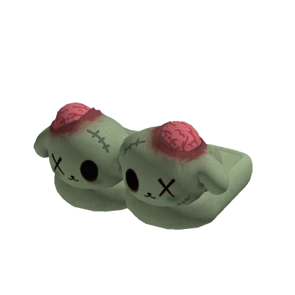 ♡ halloween zombie slippers