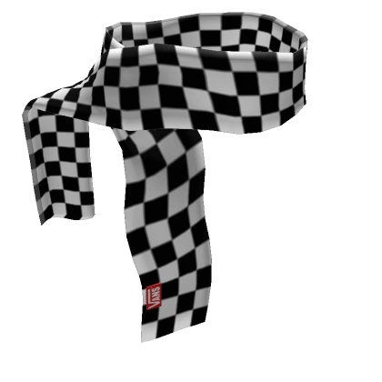 Vans Black-White Checkerboard Scarf