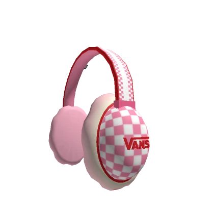 Vans Pink-White Earmuffs