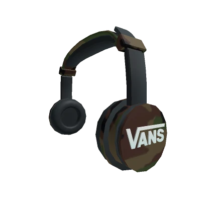 Vans Camo Headphones