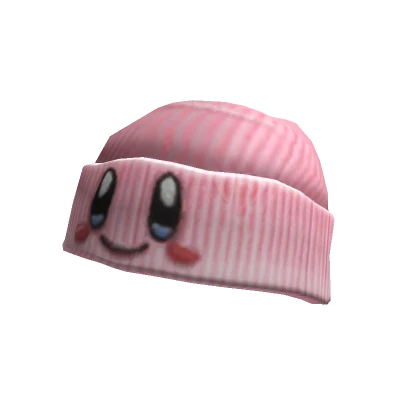 y2k Kirby Pink Beanie