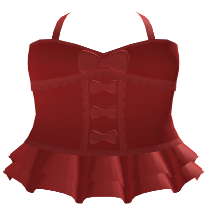 cute red valentines dress