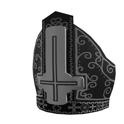 Black Papa Pope Mitre