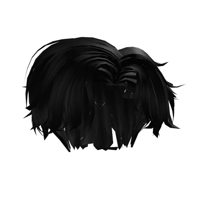 Side Parted Black Hair