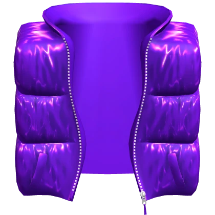 Puffer Vest Jacket Shiny Purple [1.0]
