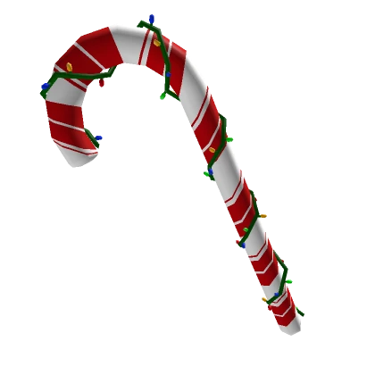 CandyCane w/Christmas Lights