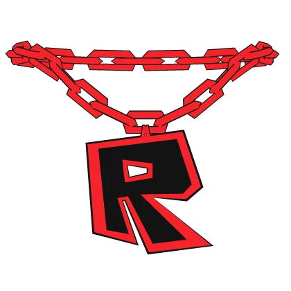 Red and Black Retro Roblox Chain
