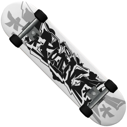 POINT Skateboard [White]