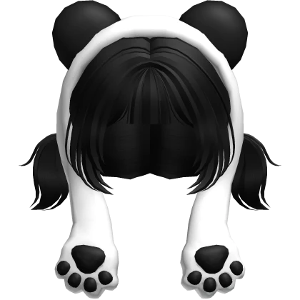 Panda Pigtails Hair 🐼