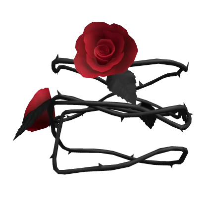 Gothic Red-Black Rose Around Arm [1.0] - Right