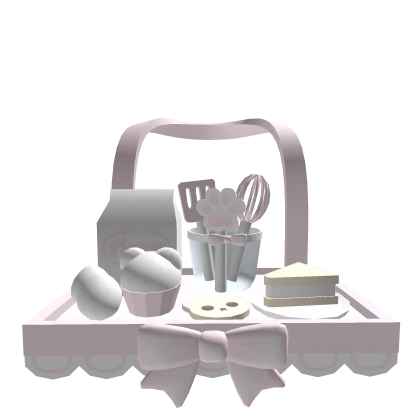 cute pink kuma baking tray