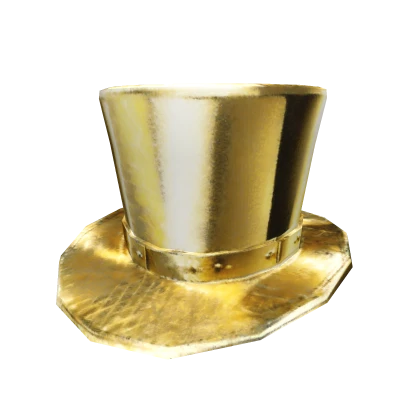 [👑KING👑] GOLD TOP HAT