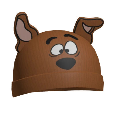 Silly Brown Dog Hat
