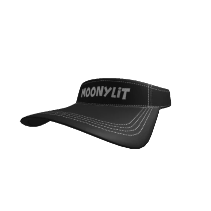 moonylit's black tennis cap