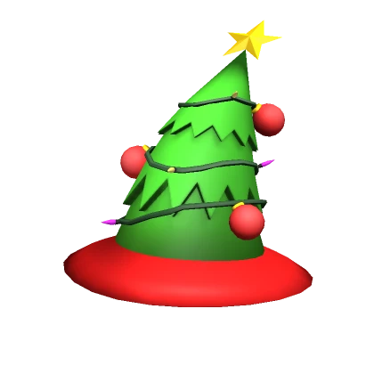 Christmas Tree Wizard Hat