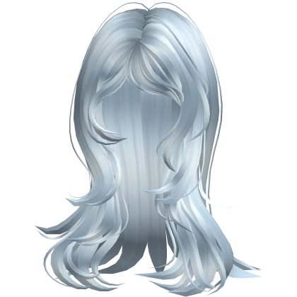 ♡ Layered Messy Wolfcut in Pastel Blue