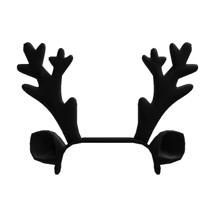 Black Headband Antlers