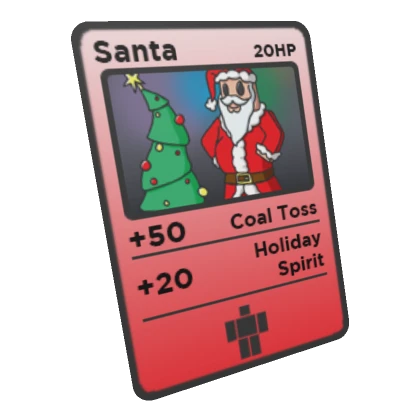 Santa Trading Card