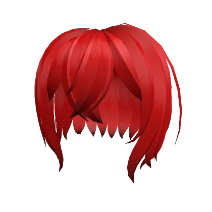 Red Short Anime Hair