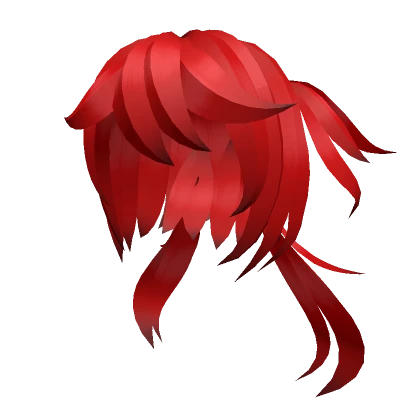 Red Cheerful Anime Hair