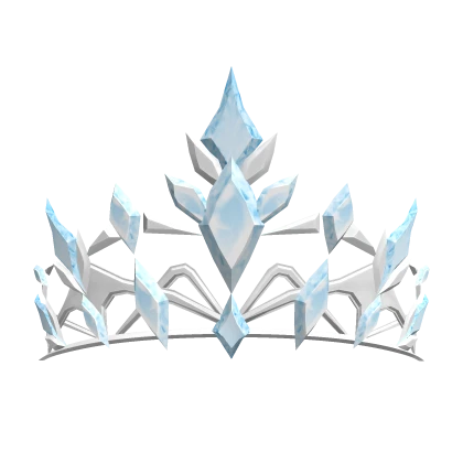 Ice crystal whisper tiara - blue
