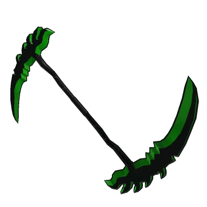 Green Oversized Dual Scythe