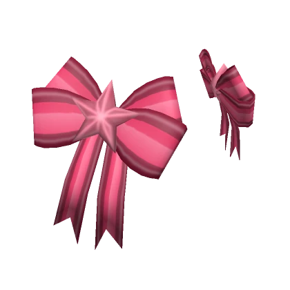 Vibrant Pink Holiday Bows