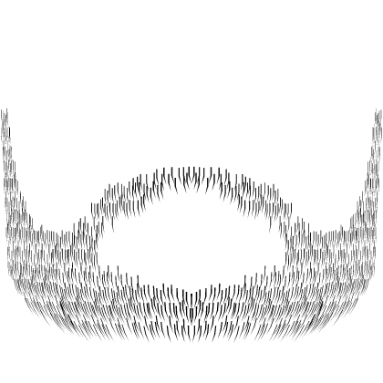 Black Stubble Beard Shadow