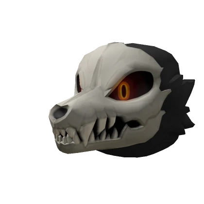 Furious Skull Dog Head