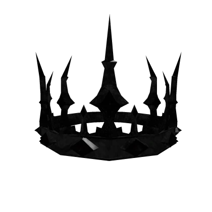 [PBR] Gunmetal Black Grunge Thorned Crown 