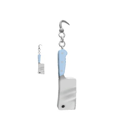 Cleaver Earrings - baby blue