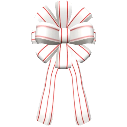 Holiday Gift Bow (Peppermint)