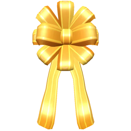 Holiday Gift Bow (Golden)