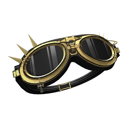 Gold Titled Punk Goggles