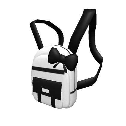 Mini Bow backpack White 3.0