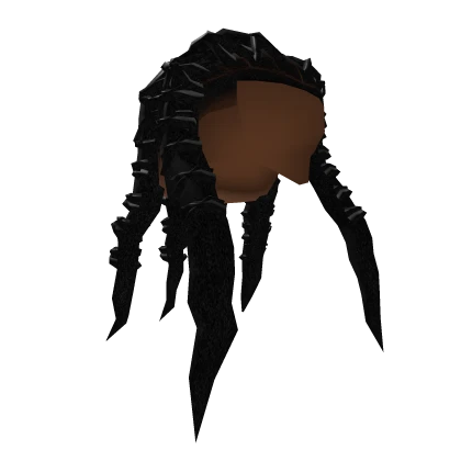 Braided Barrel Locs Long [Black]
