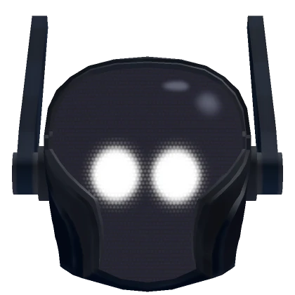 Default White Neon Cyber Mask