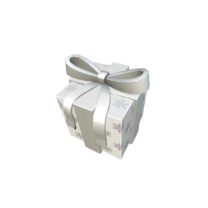 Christmas Gift Box Silver