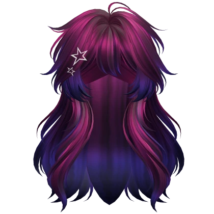 Lush Fluffy Wavy Anime Hairstyle (Vaporwave)