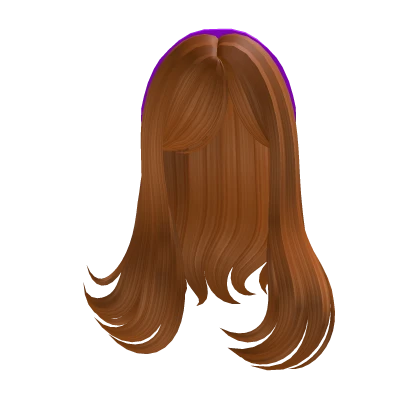Ginger hair with purple headband