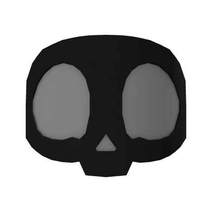 Cute Halloween Skull Mask - Black