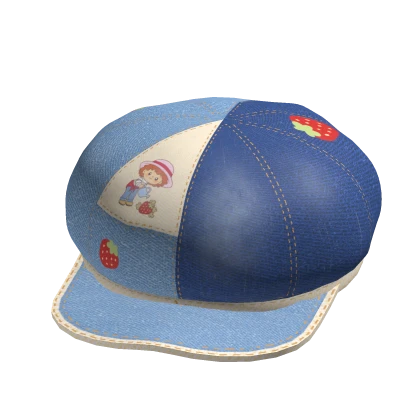 Blue Strawberry Shortcake cap 