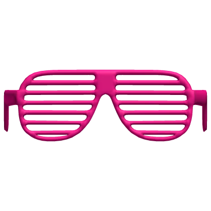 Hot Pink Shutter Shades